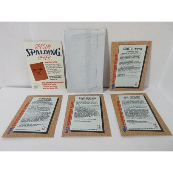 SEALED 4 Spalding Fleer 92-93 Special Edition Basketball Cards Larry Bird + More - Picture 2 of 2